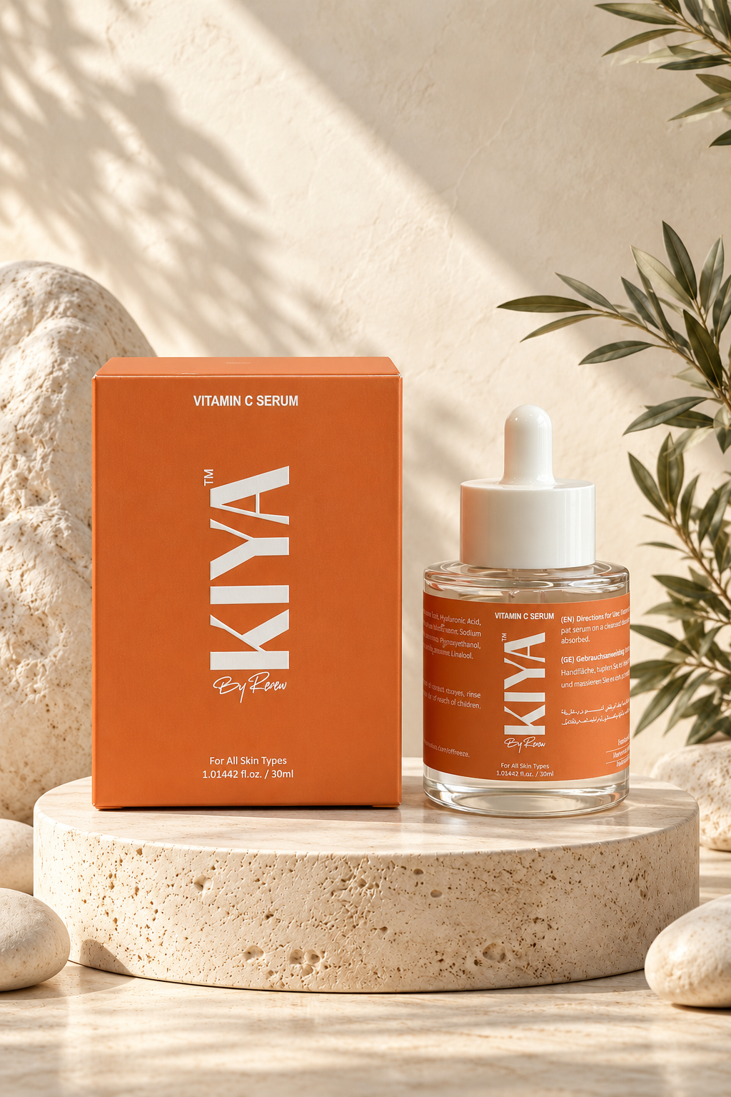 KIYA Vitamin C Serum bottle and box