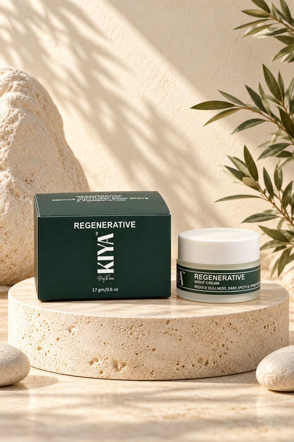 KIYA Regenerative Night Cream jar and box